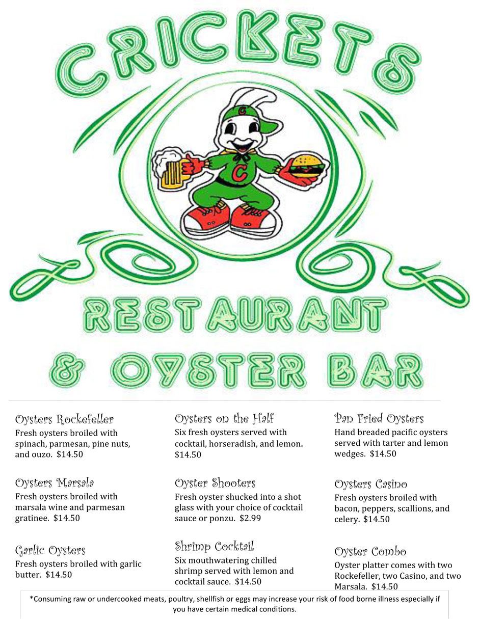 page one menu